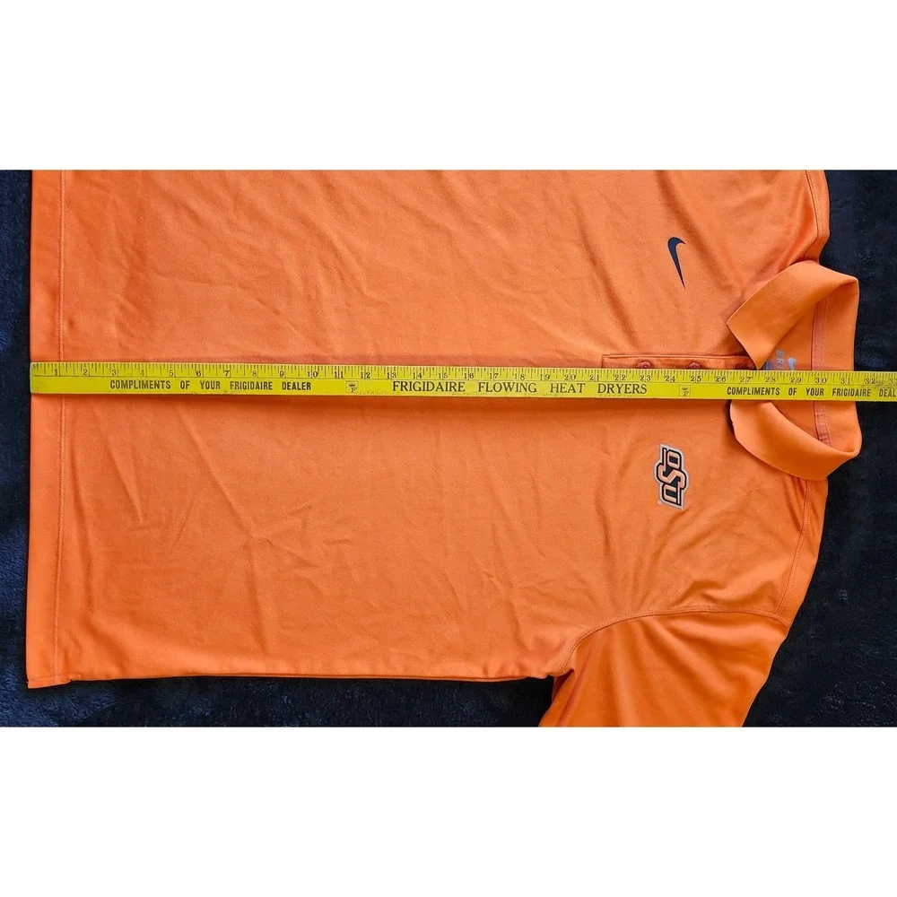 Oklahoma State OSU Cowboys Nike Mens Polo Shirt Size XL Orange